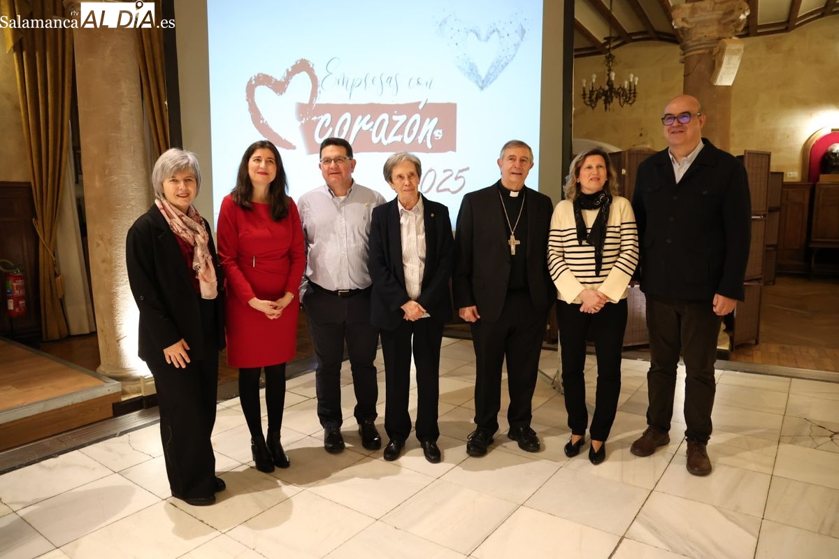 FOTOS | Reconocimiento de Cáritas Salamanca a las ‘Empresas con Corazón’