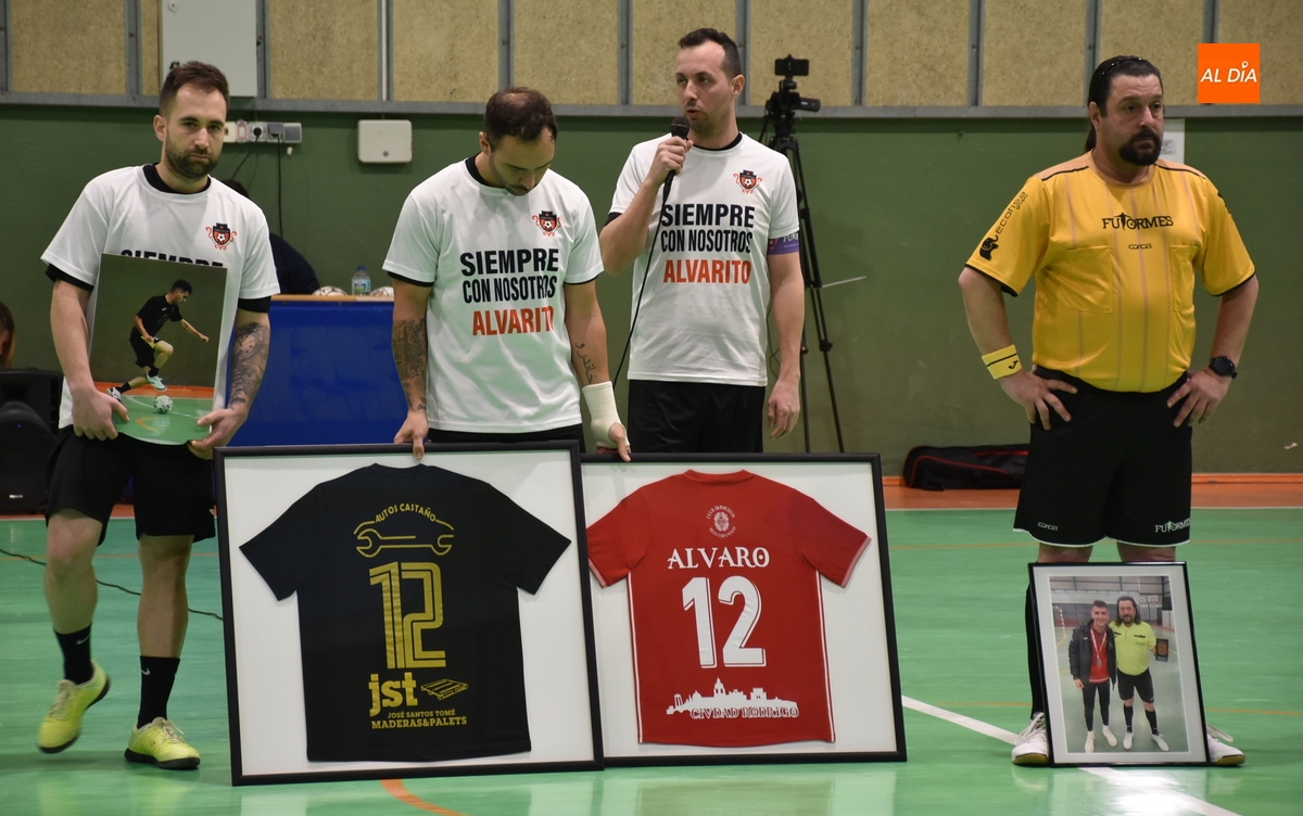 El Miróbriga Futsal rinde homenaje a Álvaro Pérez Ortega, cuyo recuerdo quedará en Conde de Foxá