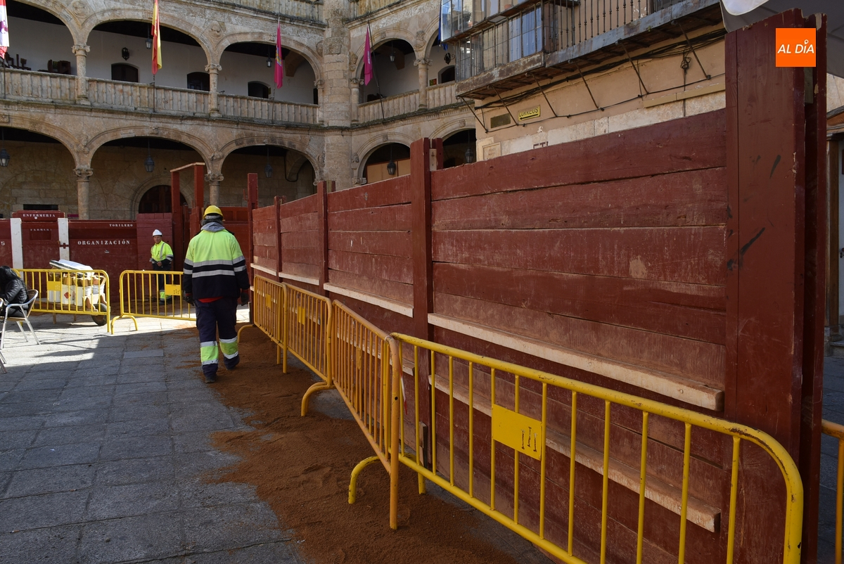 Empieza a configurarse el ‘rectángulo mágico’ con el montaje de las primeras barreras