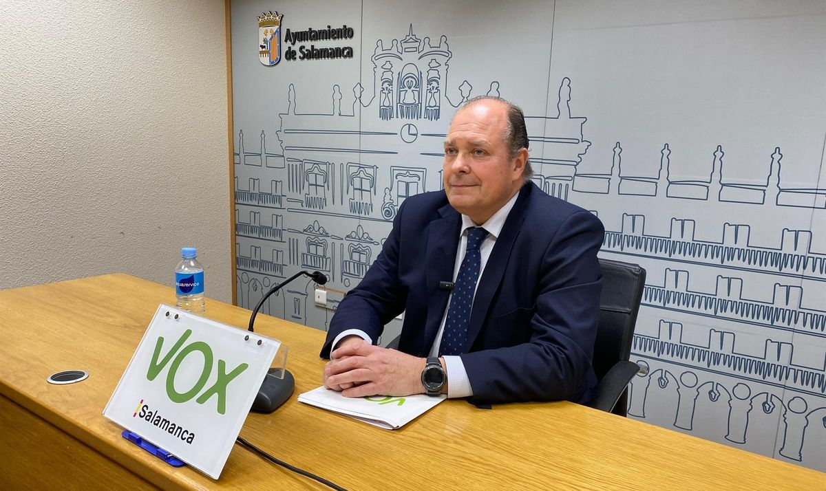 El portavoz de Vox en Salamanca califica las cuentas del partido de inmaculadas y pide sus actas a Carpio y De la Sota
