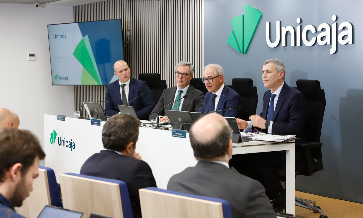 Unicaja, con el mayor beneficio de su historia, propone repartir 344 millones en dividendos