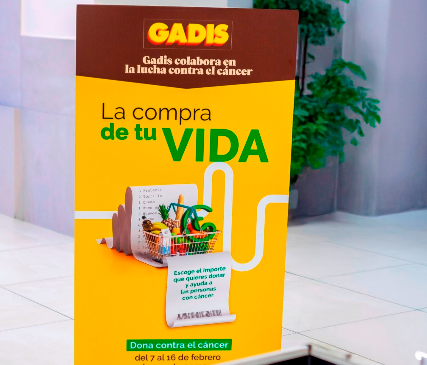 Gadis aporta más de 34.000€ a la AECC gracias a las donaciones de los clientes