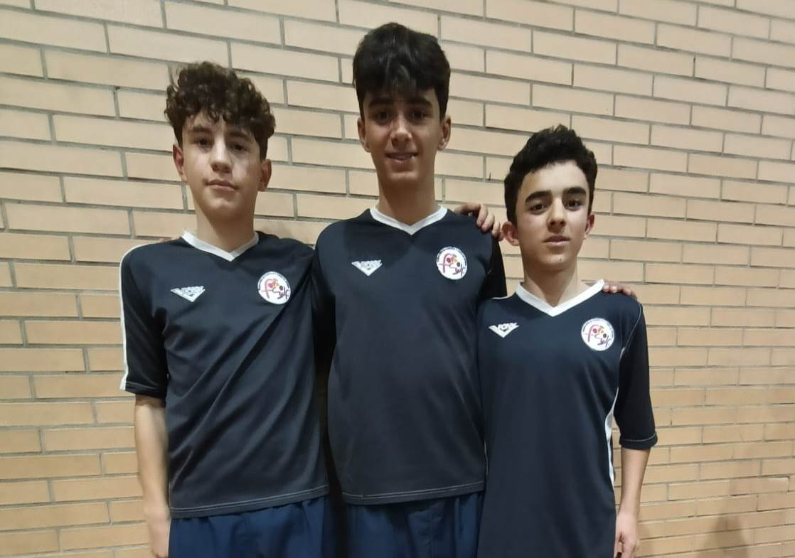 Romi, Puchi y Rodrigo Benito entrenan con la Selección Sub’14 de Castilla y León
