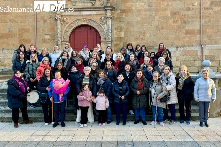 Gran ambiente y vivas a Santa Águeda en Babilafuente