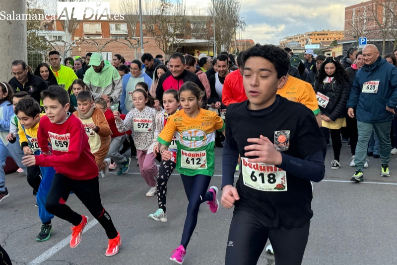 La 9ª Milla Solidaria de Peñaranda logra recaudar 370 kilos de alimentos para los más desfavorecidos