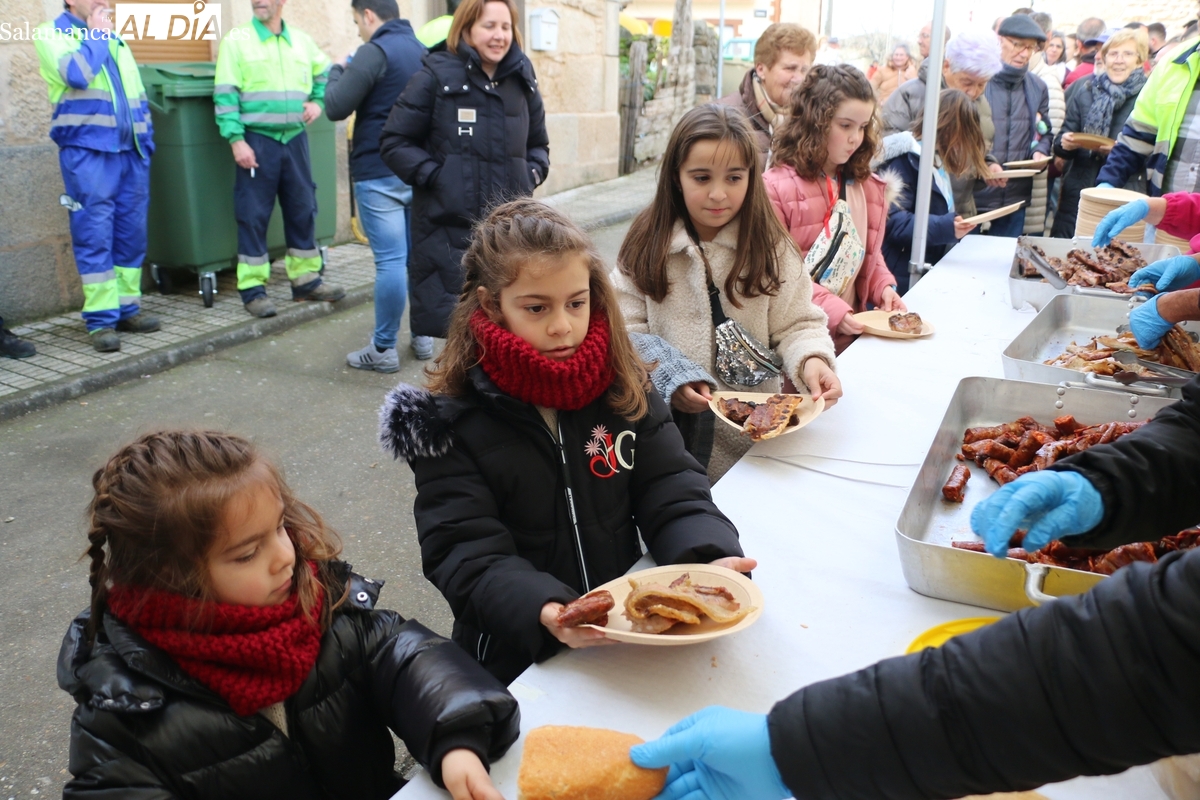 En Corporario reponen fuerzas con una suculenta parrillada