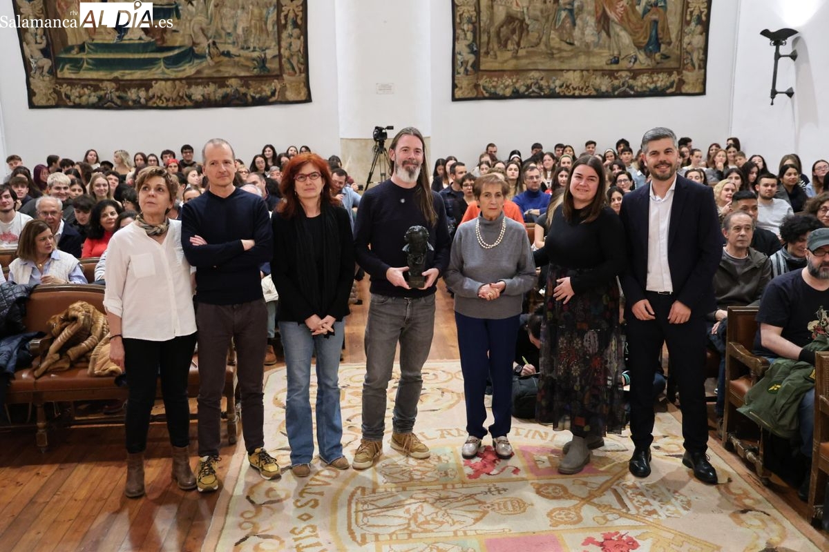 Javier Alvariño, galardonado con el Premio Goya, en Salamanca: Es una pasada