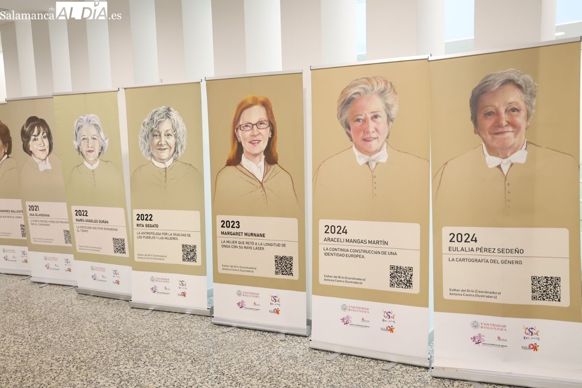 ¿Conoces a las mujeres doctoras honoris causa de la USAL? Descúbrelas en esta exposición 