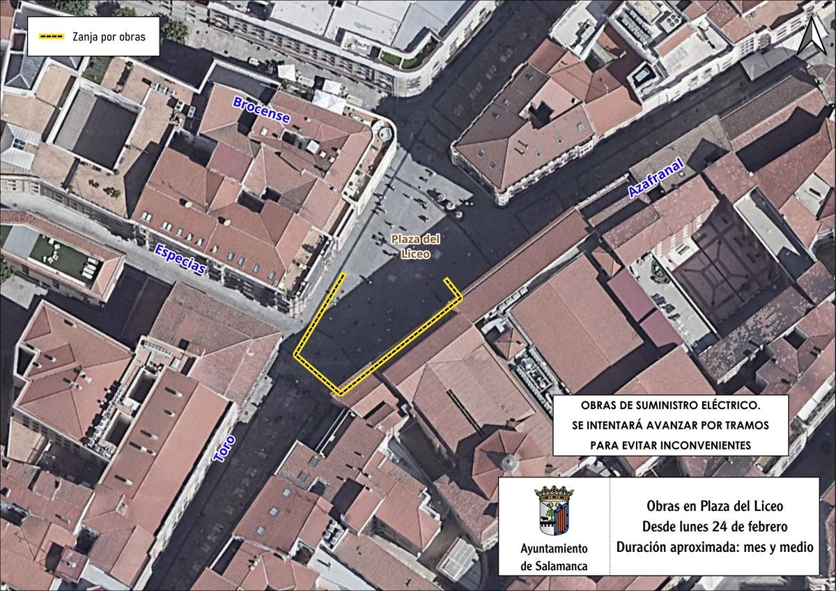 El motivo por el que habrá menos espacio para los peatones en la plaza del Liceo