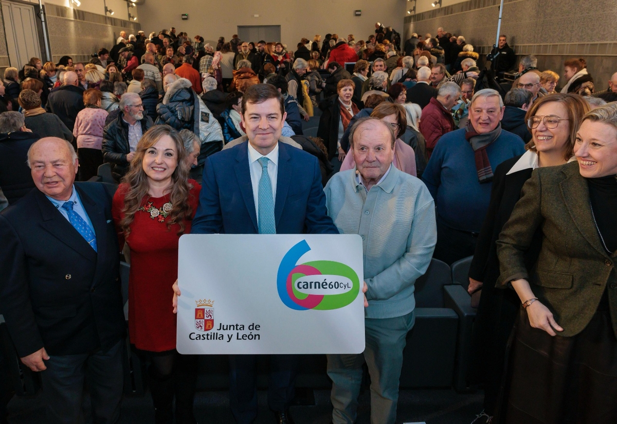 La Junta lanza el Carné 60 CyL con ventajas en más de 500 establecimientos comerciales, culturales y deportivos 