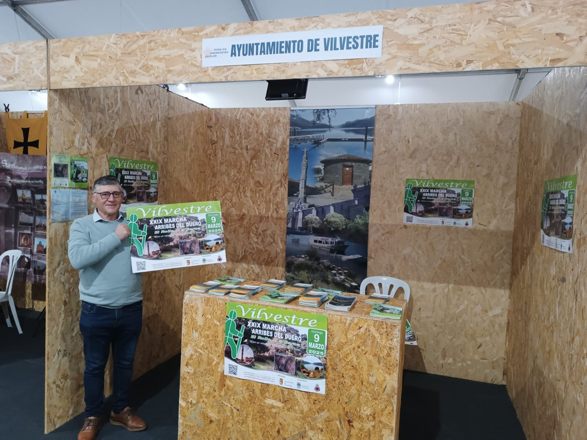    Vilvestre promociona sus recursos turísticos en la Feira das Amendoeiras en Flor de Freixo de Espada à Cinta
