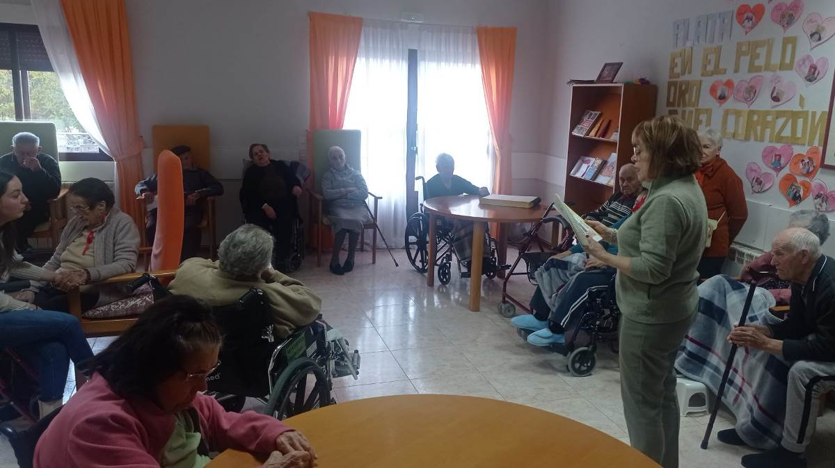 Los Voluntarios de la Palabra visitan la Residencia de El Sahúgo