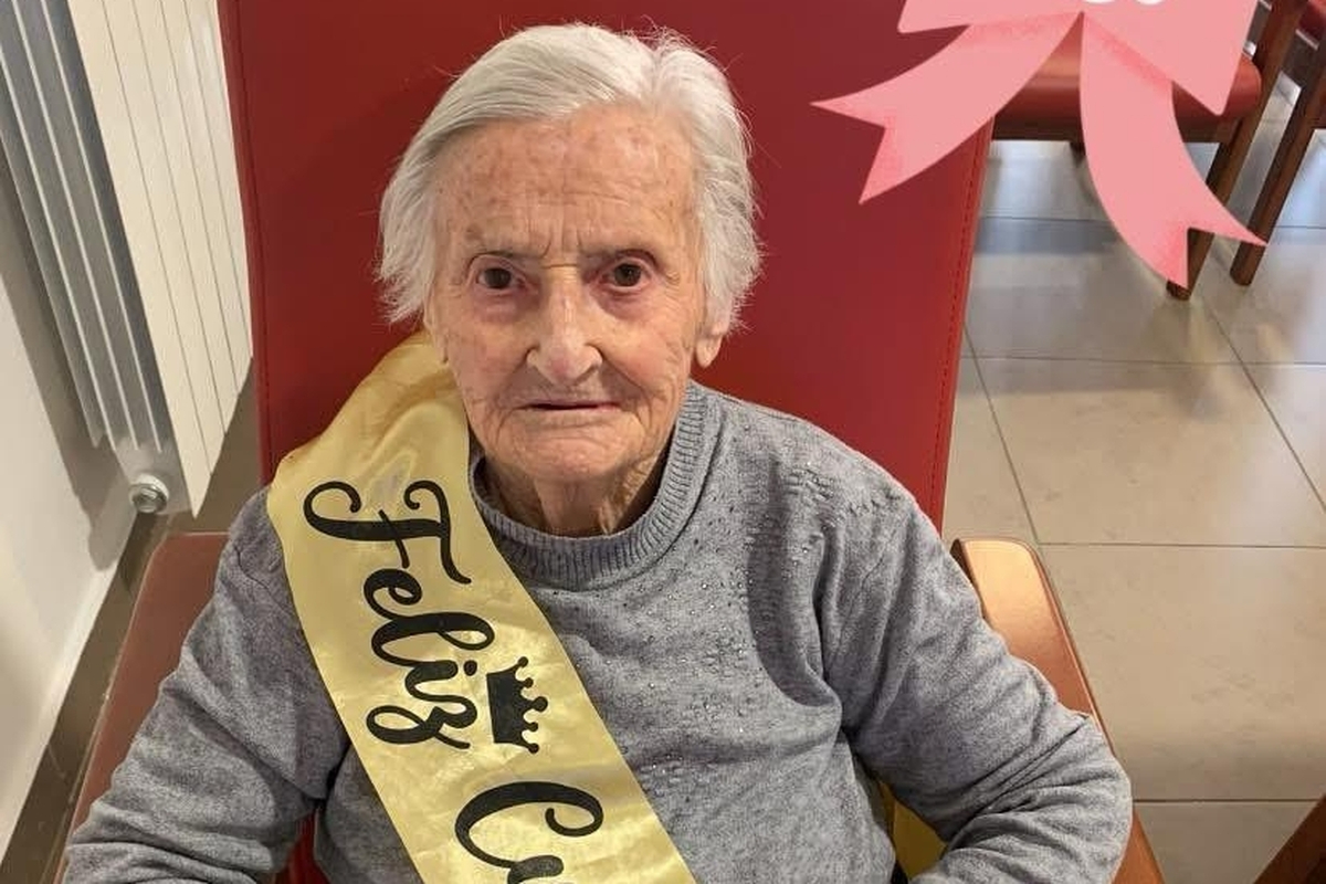 Joaquina Pérez Martín llega a los 100 años en la residencia de mayores de Aldeadávila 