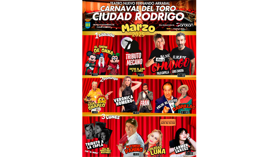 Música y risas durante los días de Carnaval en el Teatro Nuevo