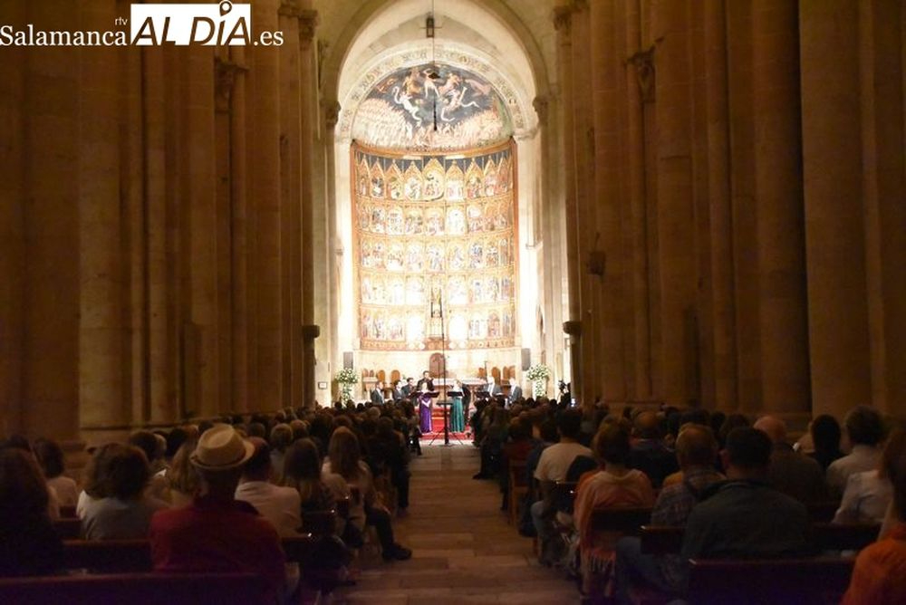 Homenaje a Sebastián de Vivanco y Susana Muñoz en la Catedral Vieja de Salamanca