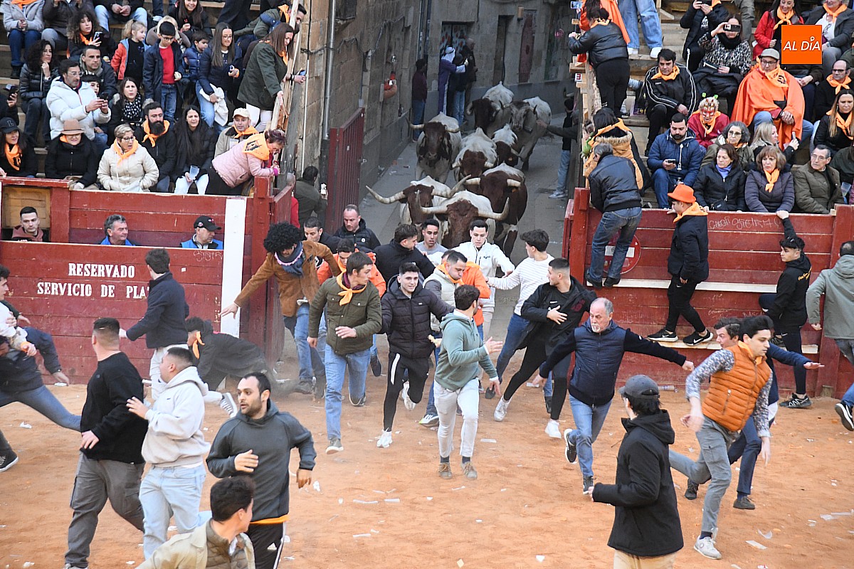 Momentos de tensión en el encierro de mansos por la masiva afluencia de corredores
