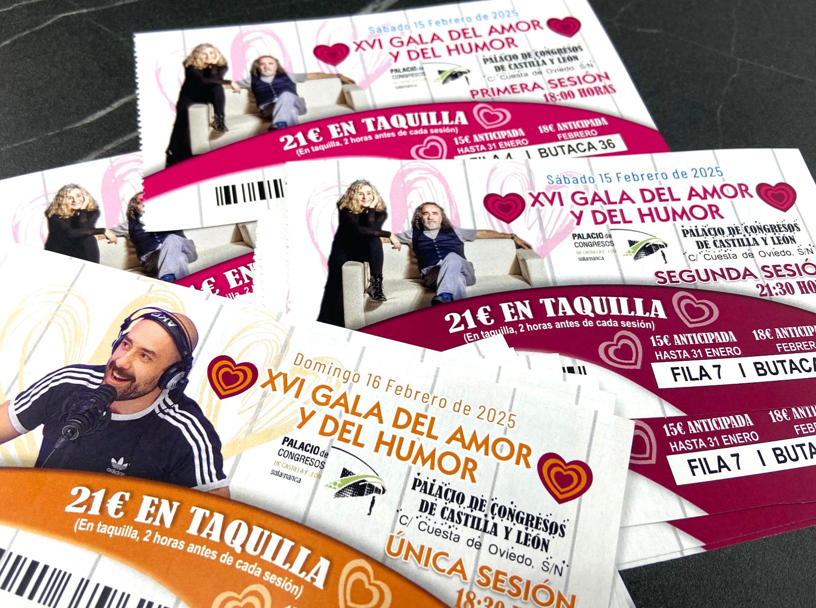 ¡FIN DEL SORTEO! Gana 8 entradas dobles gratis para la XVI Gala del Amor y del Humor de Salamanca 