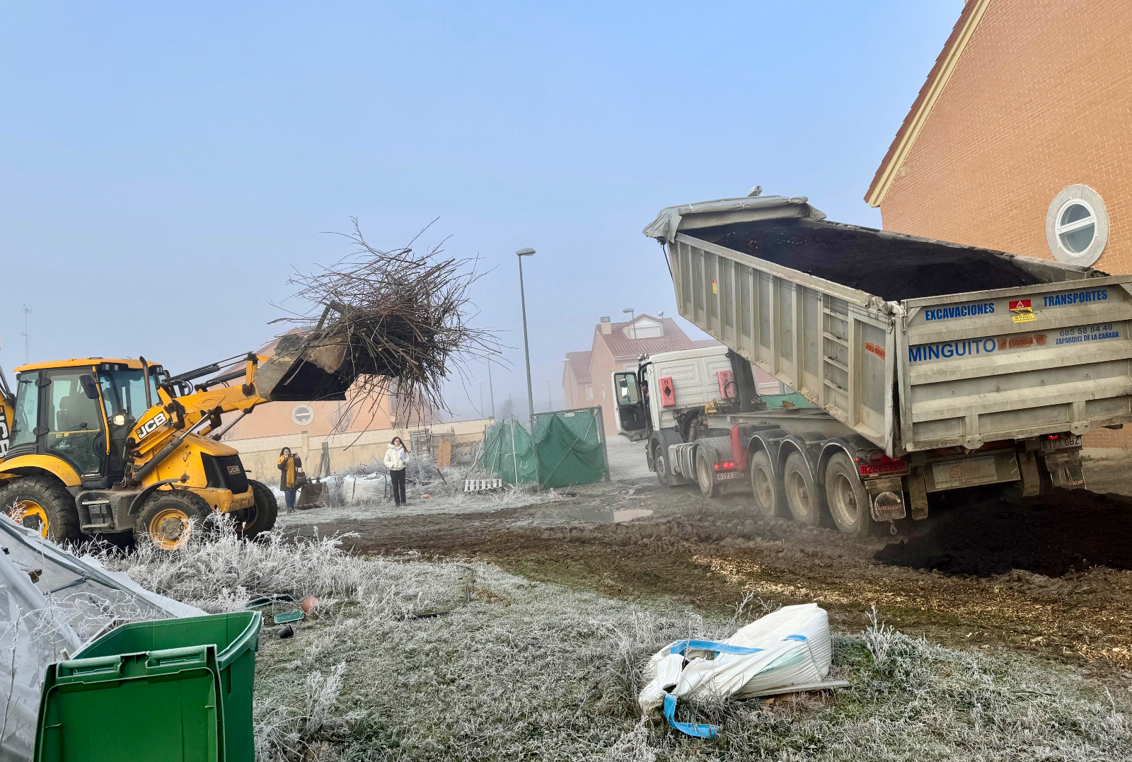 Peñaranda se une al convenio transfronterizo Fronteira y logra transformar 250 metros cúbicos de residuos vegetales en compost a coste cero