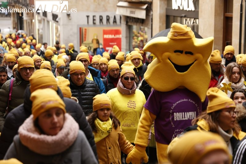 Salamanca se volverá a teñir de amarillo con la marcha solidaria de AERSCYL