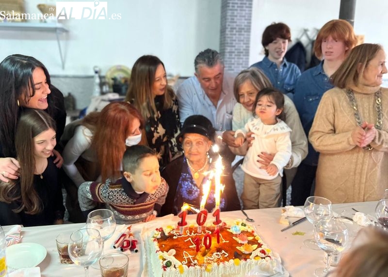Matilde Miñambres, 101 años de pura vitalidad