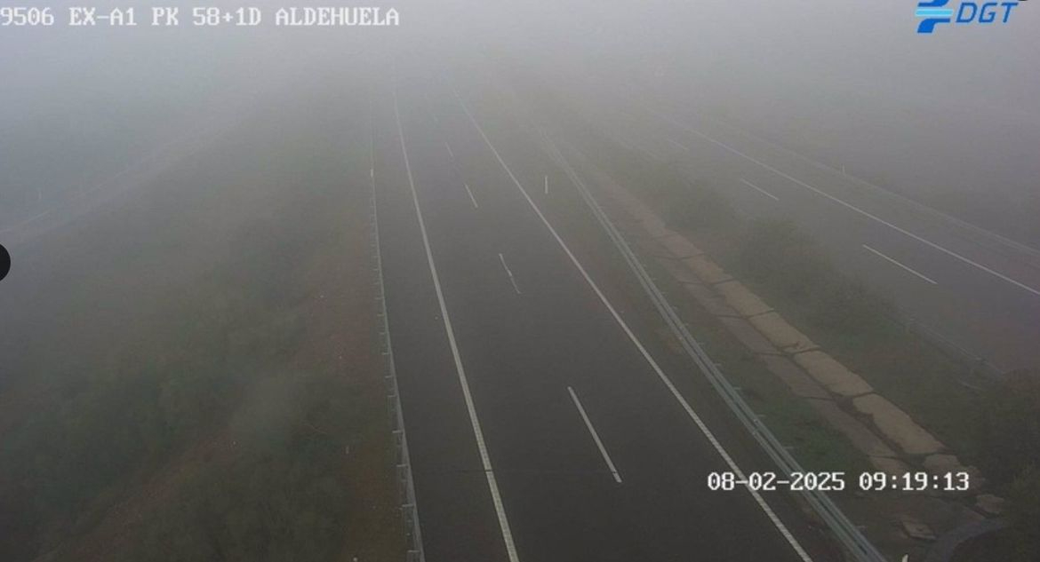 La niebla y la nieve complican la circulación en varias carreteras de Salamanca 