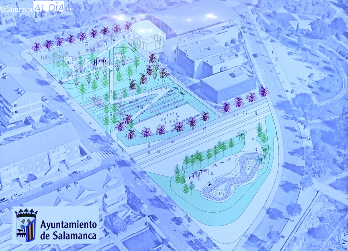 El barrio salmantino que tendrá una gran plaza con pista de pádel cubierta y circuito para bike trial 