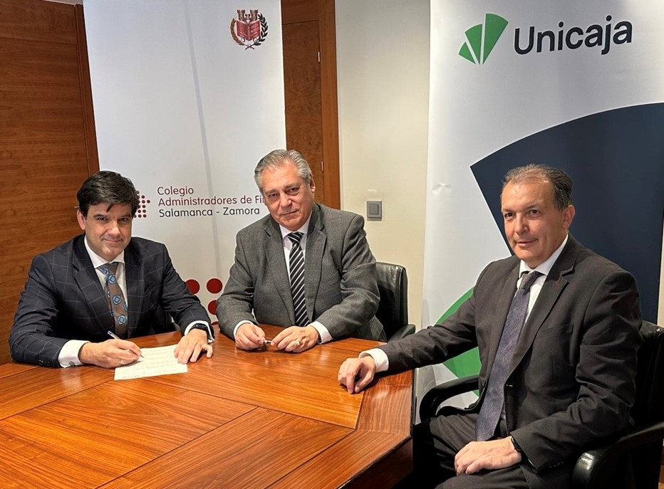 Unicaja se alía con los Administradores de Fincas de Castilla y León para financiar obras de rehabilitación energética sostenible en las comunidades de propietarios
