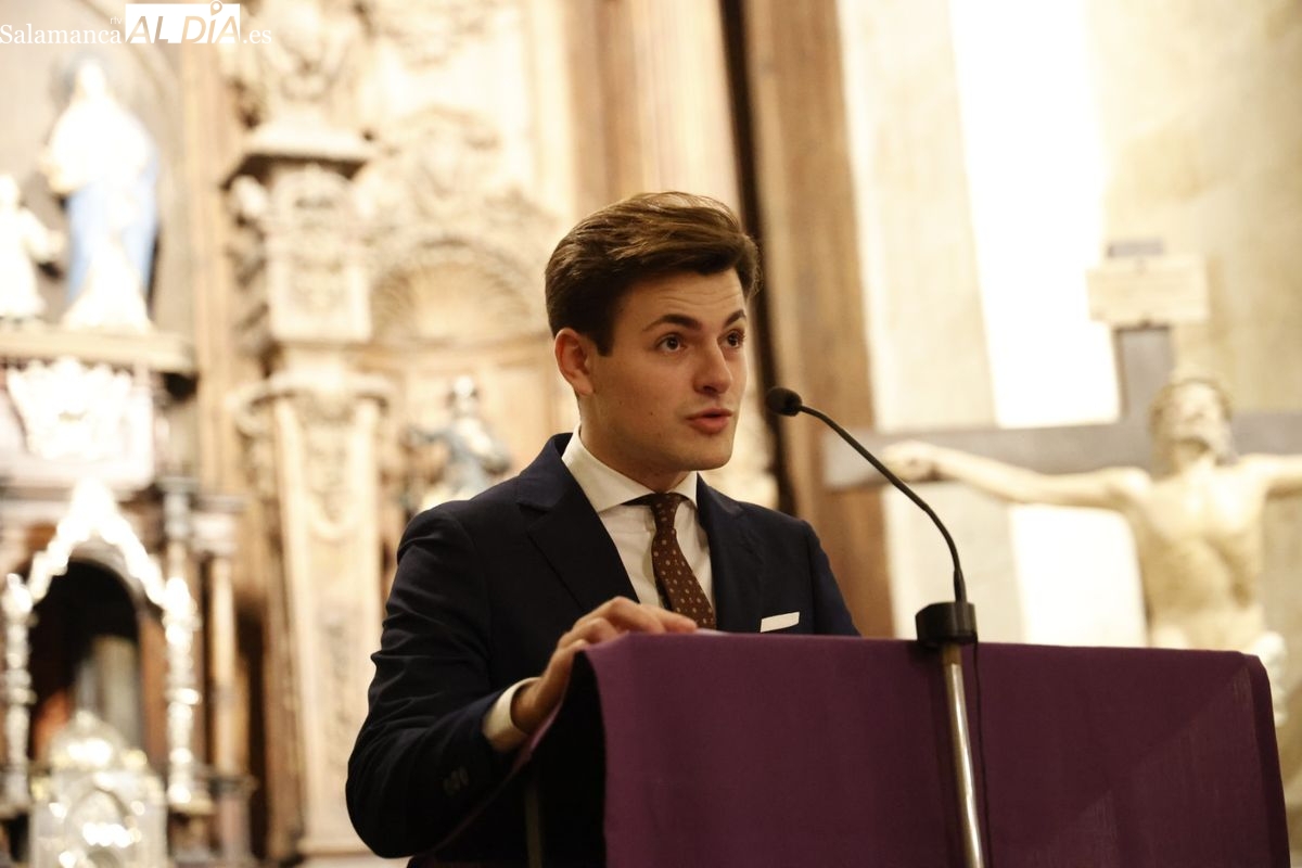 Pablo Mangas Martín ofrece el pregón de la Semana Santa Joven 2025 en Salamanca