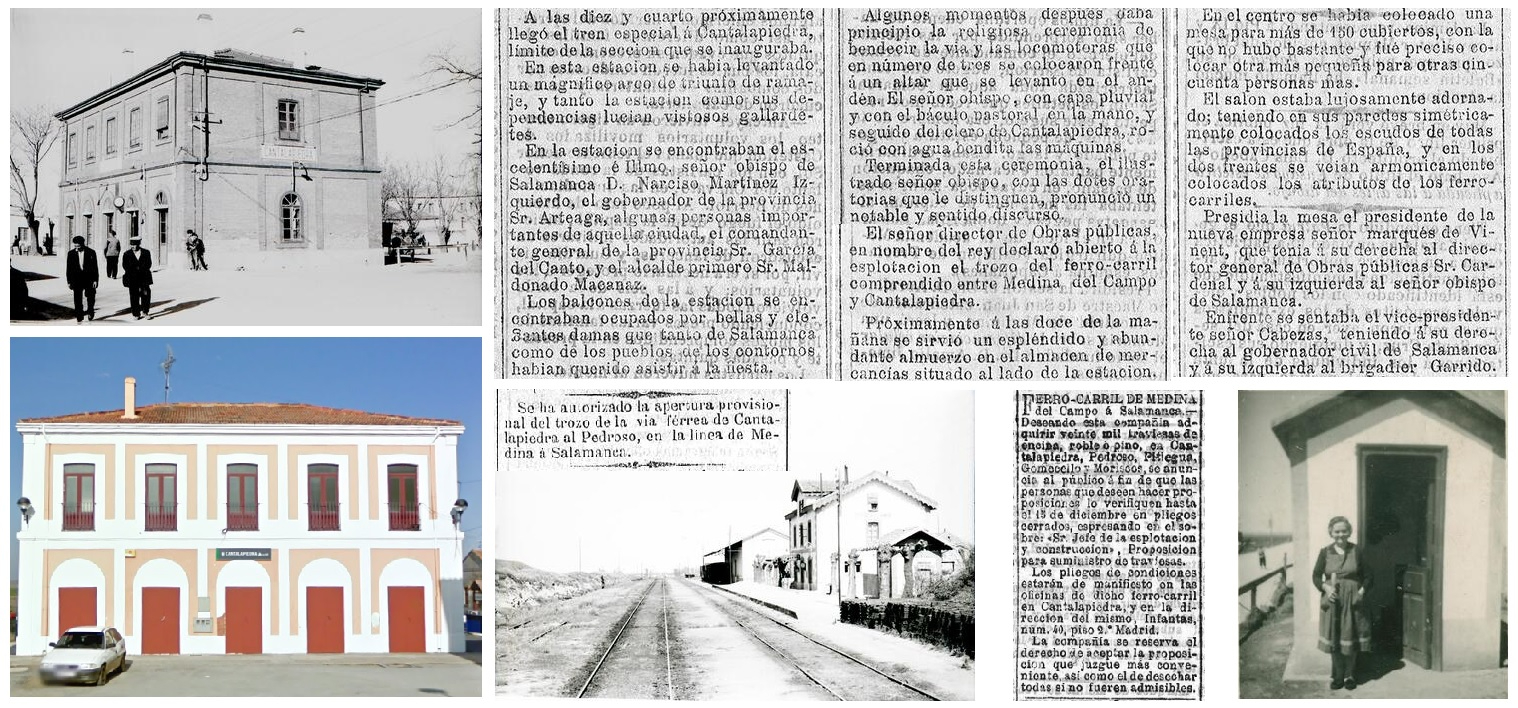 150 años de la llegada del tren a la provincia: Cantalapiedra, primera estación