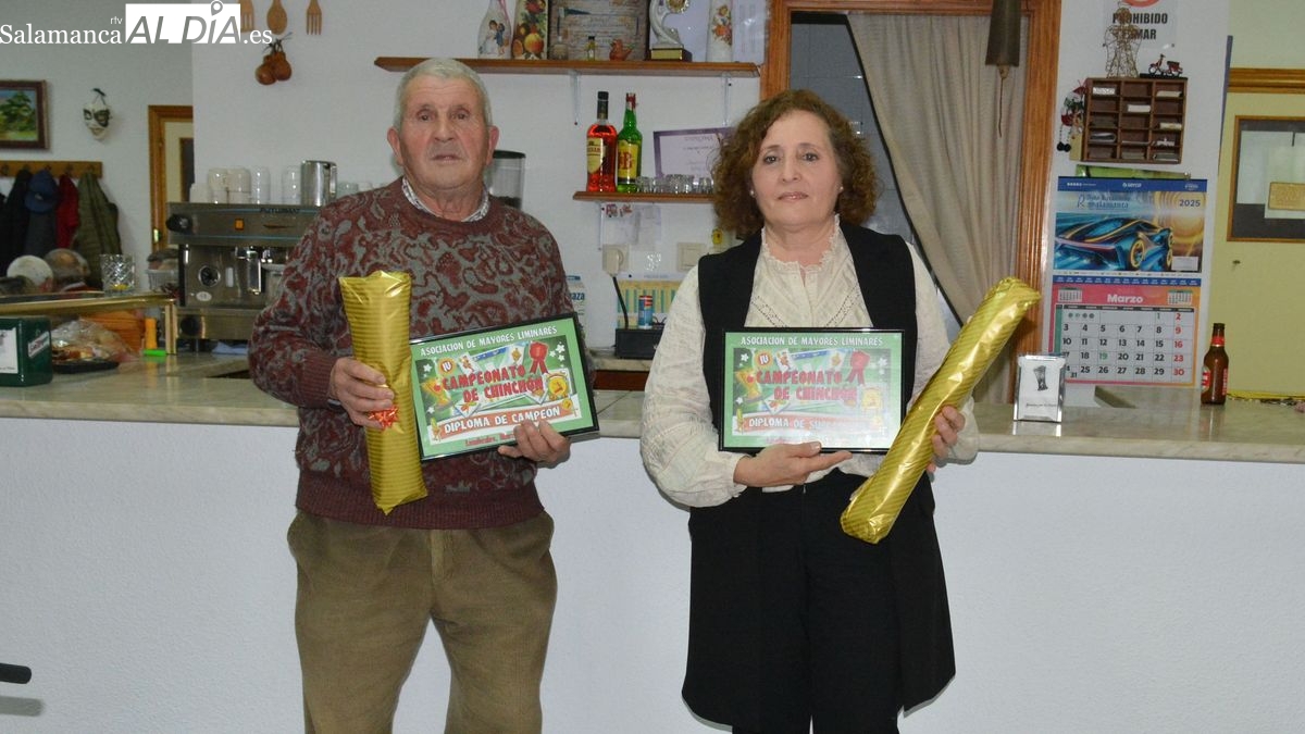 La asociación de jubilados de Lumbrales entrega los premios del IV Campeonato de Chinchón