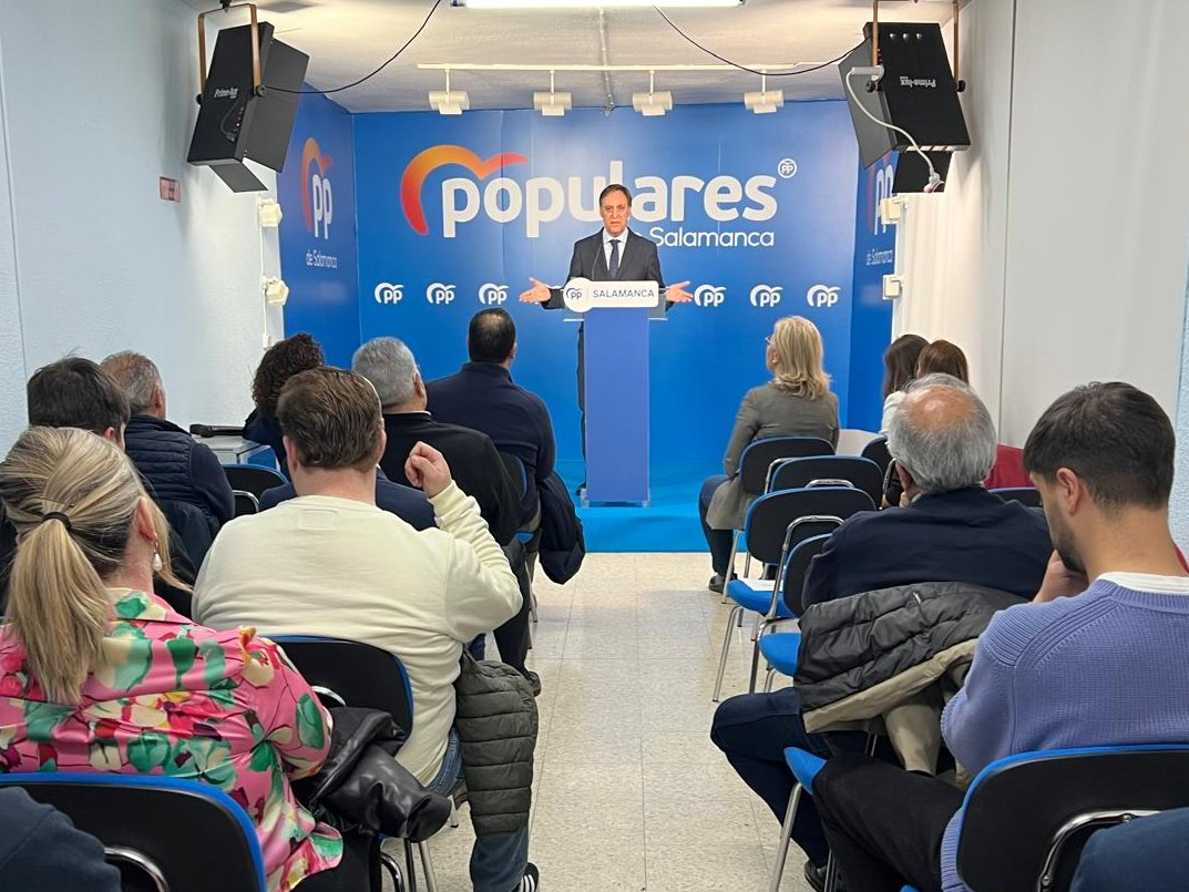 Carbayo denuncia que Sánchez derrocha dinero público mientras a Salamanca le racanea inversiones