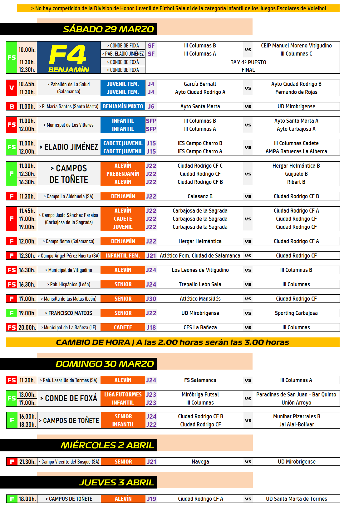 /AD [29-30 MAR] Citas de altura en fútbol sala con la Final Four Benjamín y la visita del líder al Miróbriga Futsal