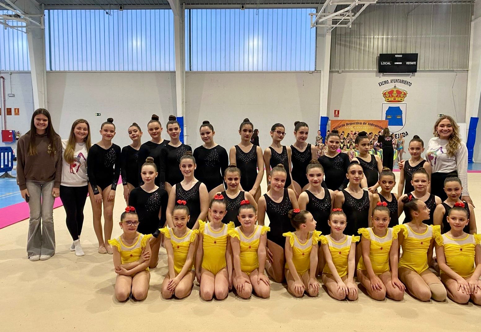 Rotundo éxito para los equipos peñarandinos de Gimnasia Rítmica en Aldeatejada
