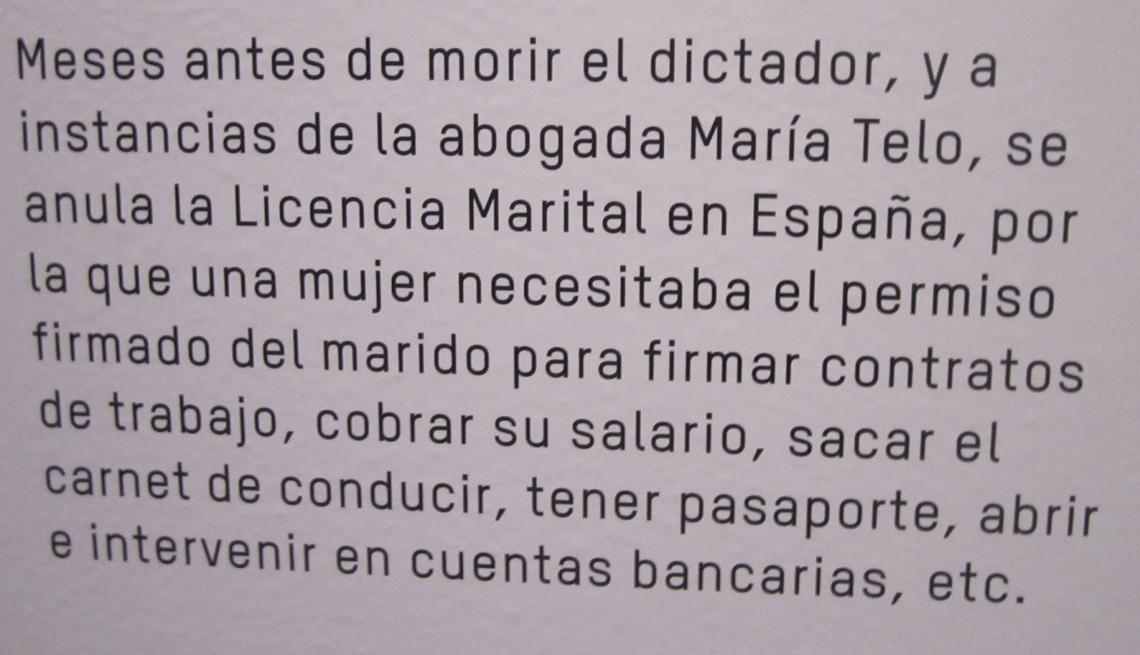 Patricia, tú, no eres feminista