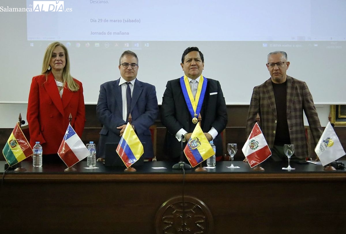 La Universidad de Salamanca acoge el primer encuentro de parlamentarios andinos