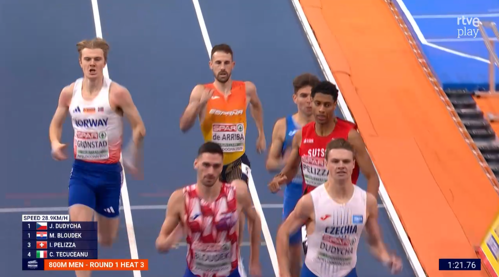Álvaro de Arriba cae eliminado en la 1ª ronda del Europeo de Atletismo