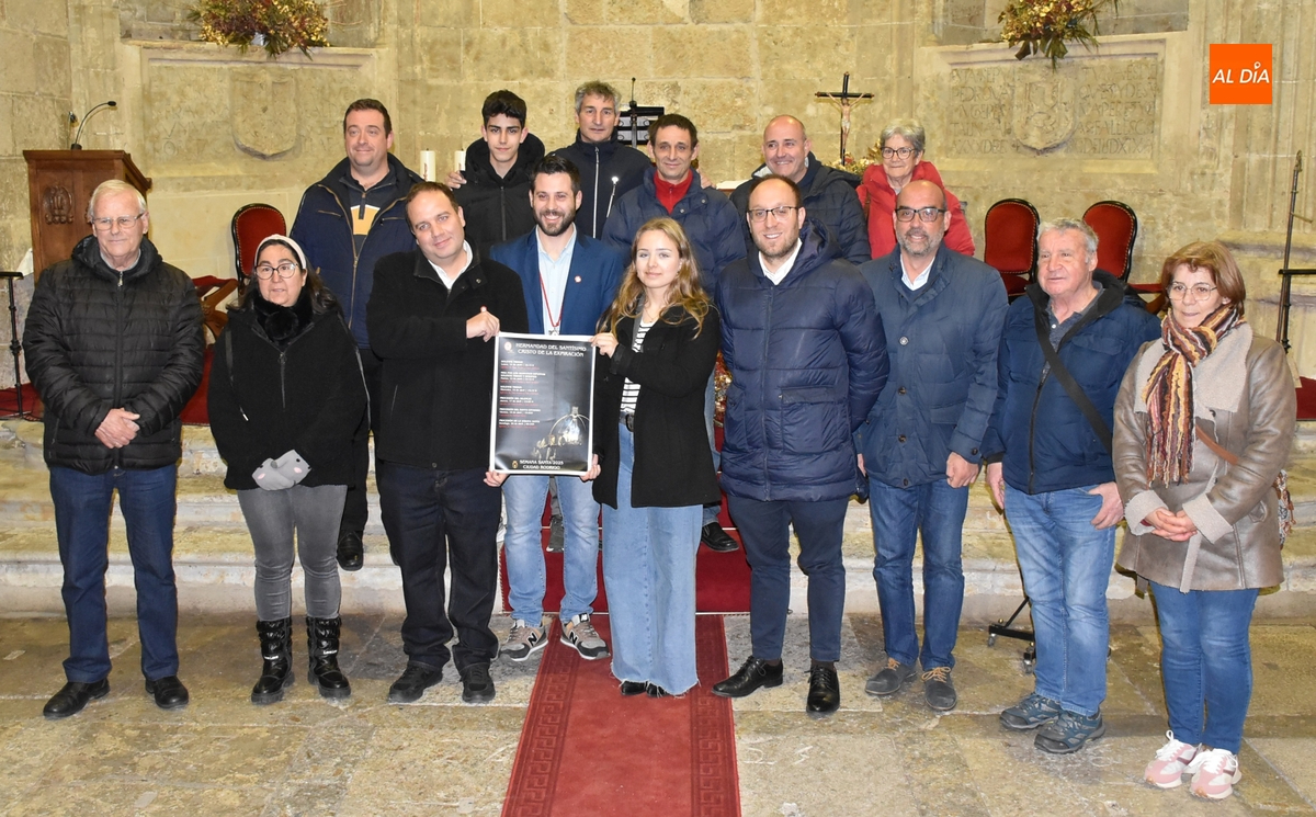 Cristo resucitará en la Plaza Mayor en la Procesión de la Sábana Santa de la Cofradía del Silencio