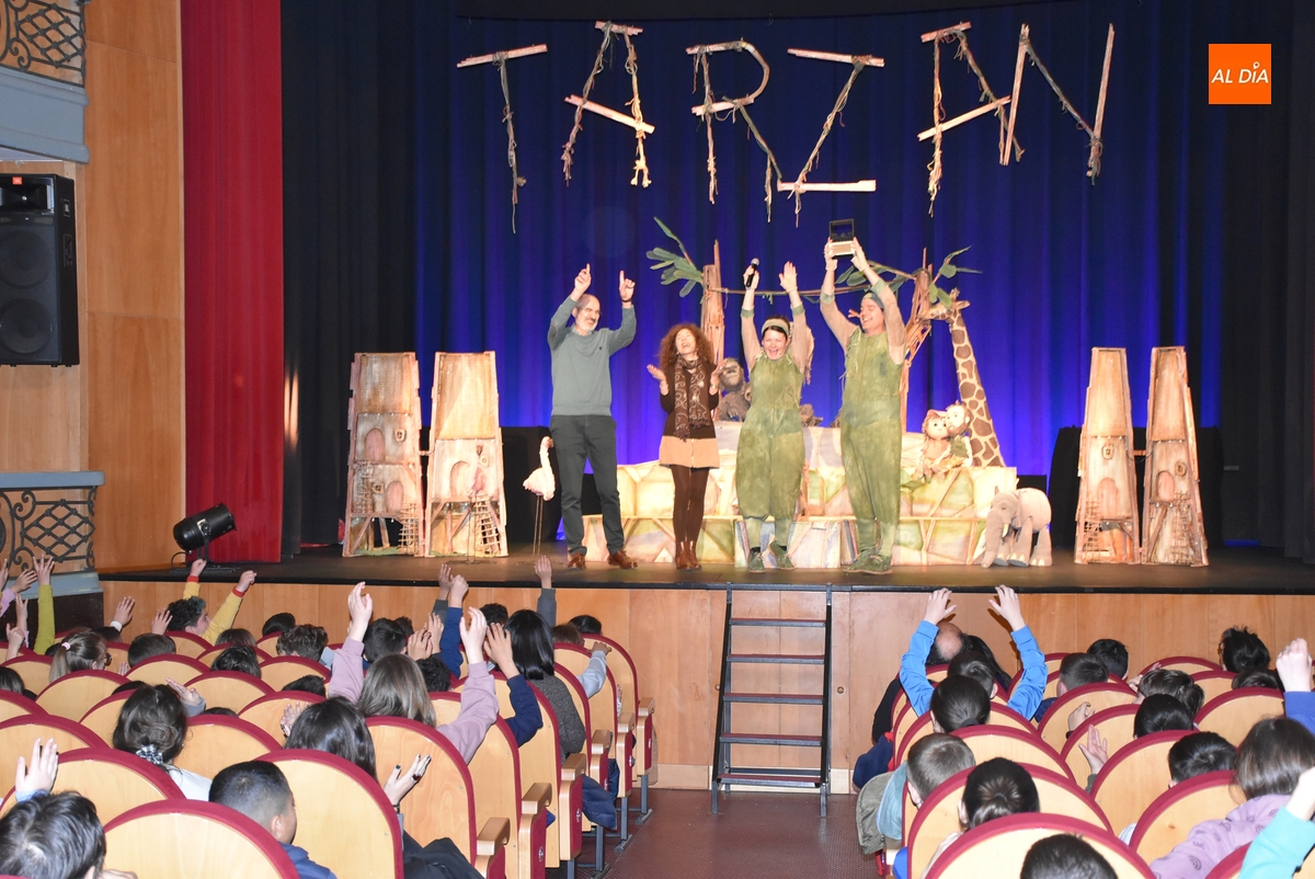 ‘Yo, Tarzán’ recibe ante los escolares de 5º y 6º el Premio al Mejor Espectáculo Infantil de la Feria