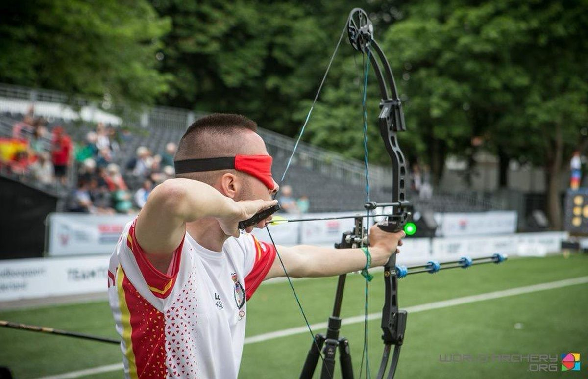 El arquero invidente salmantino Daniel Martín Anaya deja la competición del alto nivel