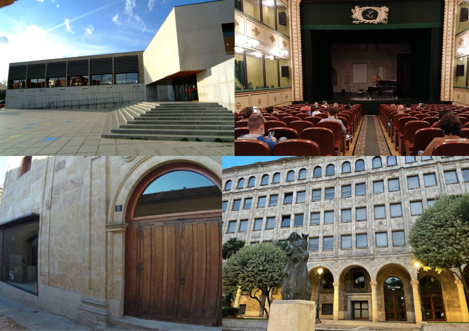 Los escenarios teatrales repartidos por la ciudad de Salamanca