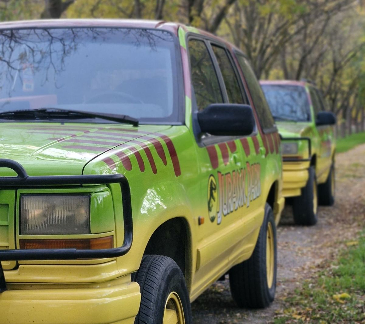 Los legendarios todoterreno de Parque Jurásico se exponen en Salamanca