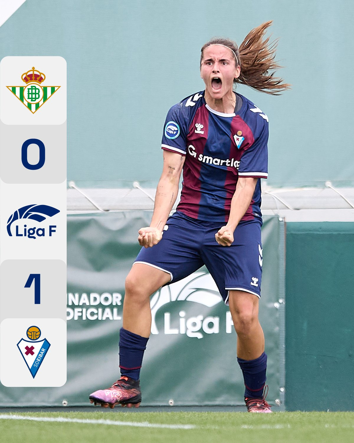 Carmen Álvarez Sánchez da la victoria al Eibar ante su exequipo, el Real Betis