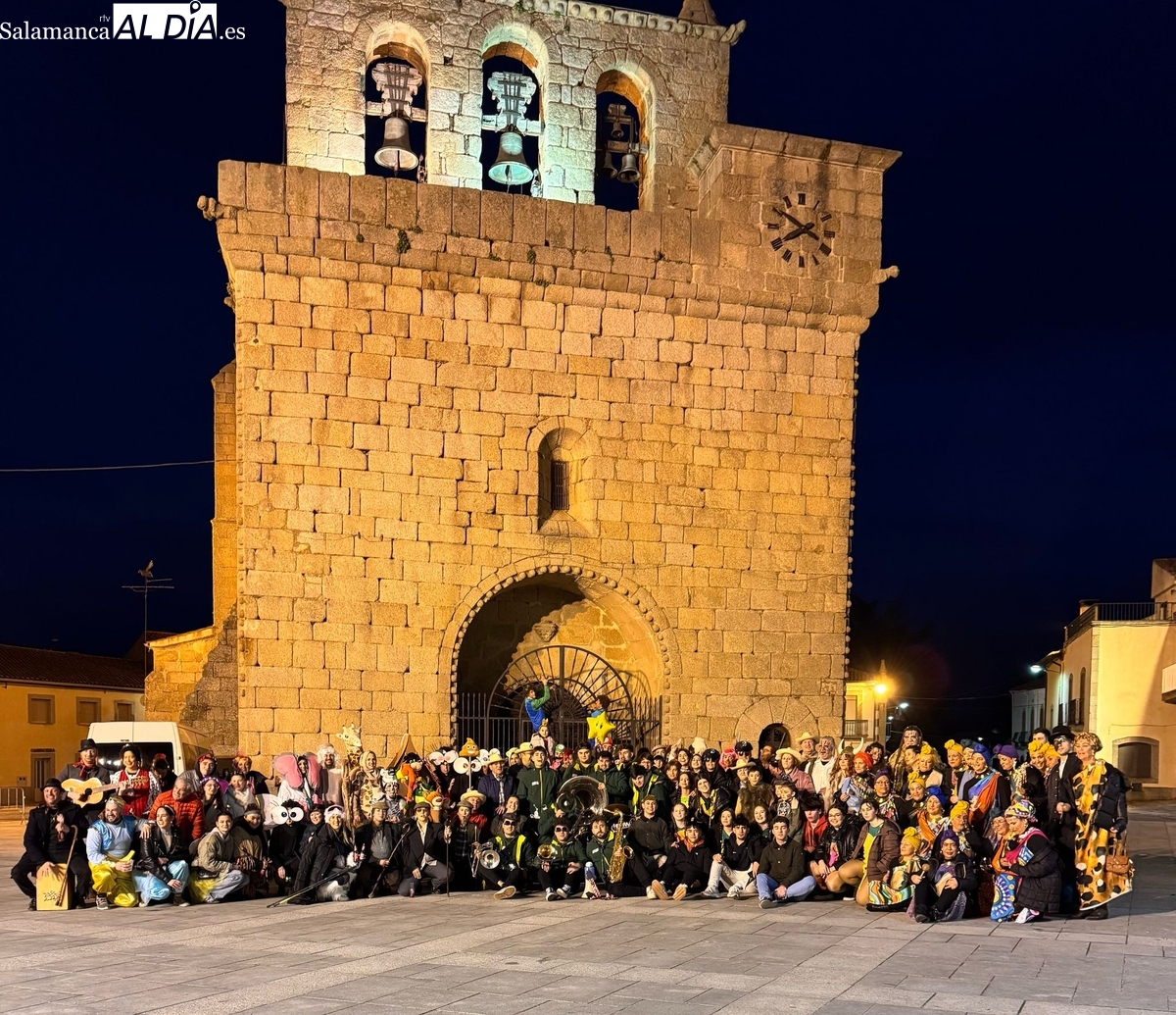 La charanga Armando Jarana anima el Carnaval en Villavieja de Yeltes con el pasodoble ‘En er mundo’