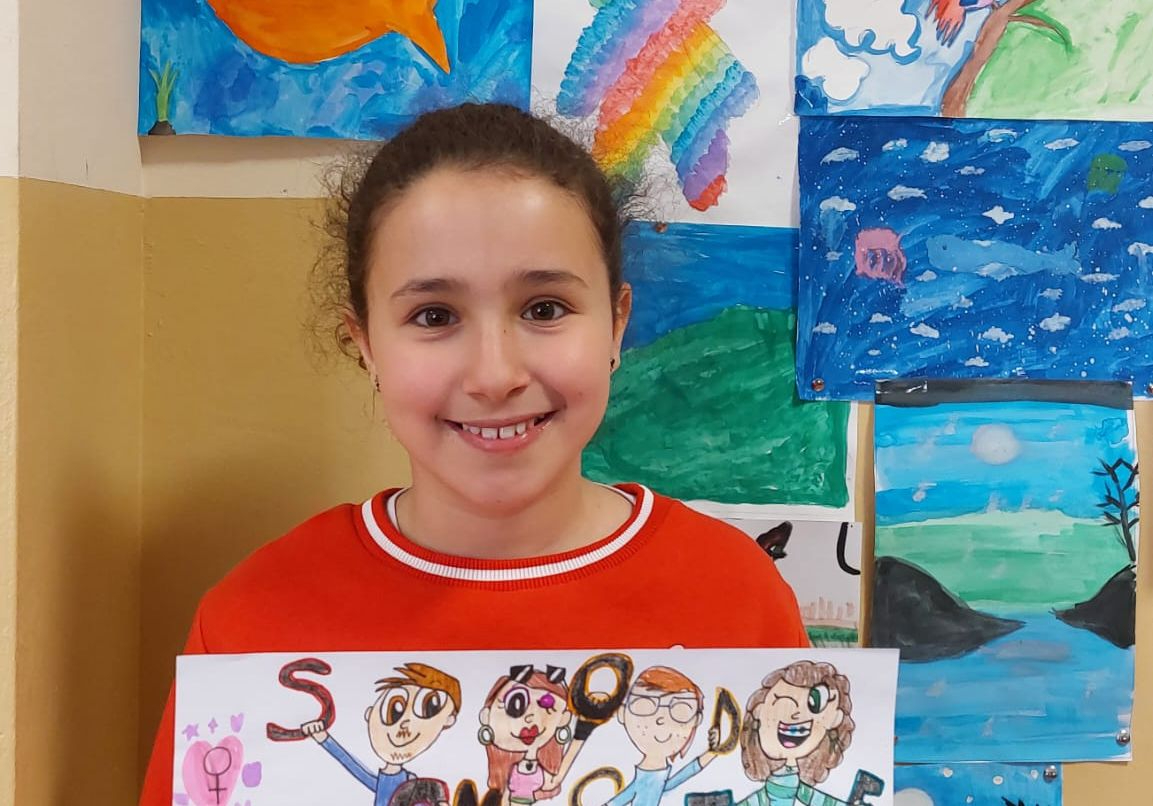 Una salmantina, premiada en el concurso regional de dibujo sobre el 8M
