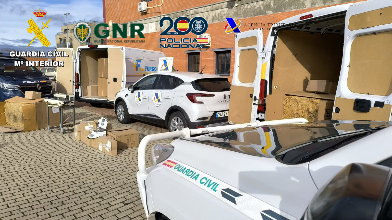 Desarticulada una organización criminal internacional, especializada en el contrabando de tabaco, que tenía sede en Salamanca 