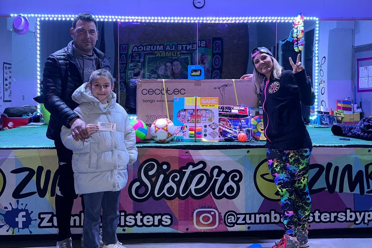 Aparece la ganadora del gran sorteo de la masterclass de zumba del Domingo de Piñata