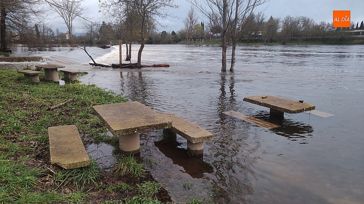 Irueña y Águeda controlan las avenidas de agua del río a su paso por Ciudad Rodrigo