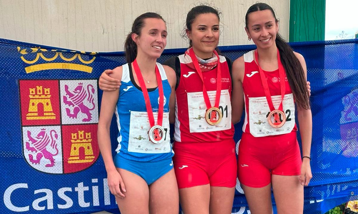 Cinco medallas salmantinas en el Campeonato Universitario de CyL de Campo a Través