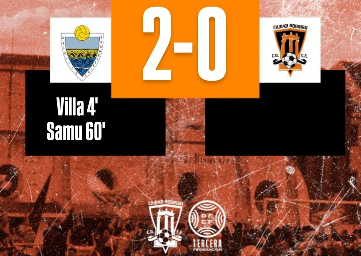 El Senior del Ciudad Rodrigo cae en casa del 3º, el Atlético Tordesillas, que iguala al 2º