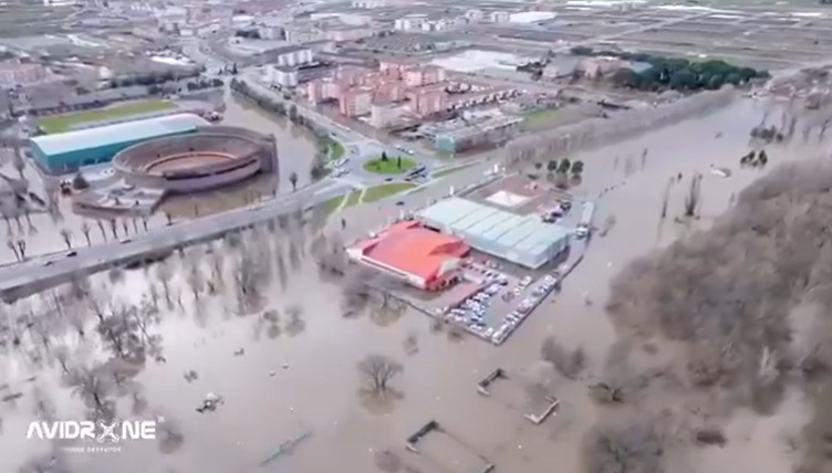 Aplazado el Ávila - Salamanca UDS por las inundaciones en los alrededores del Adolfo Suárez